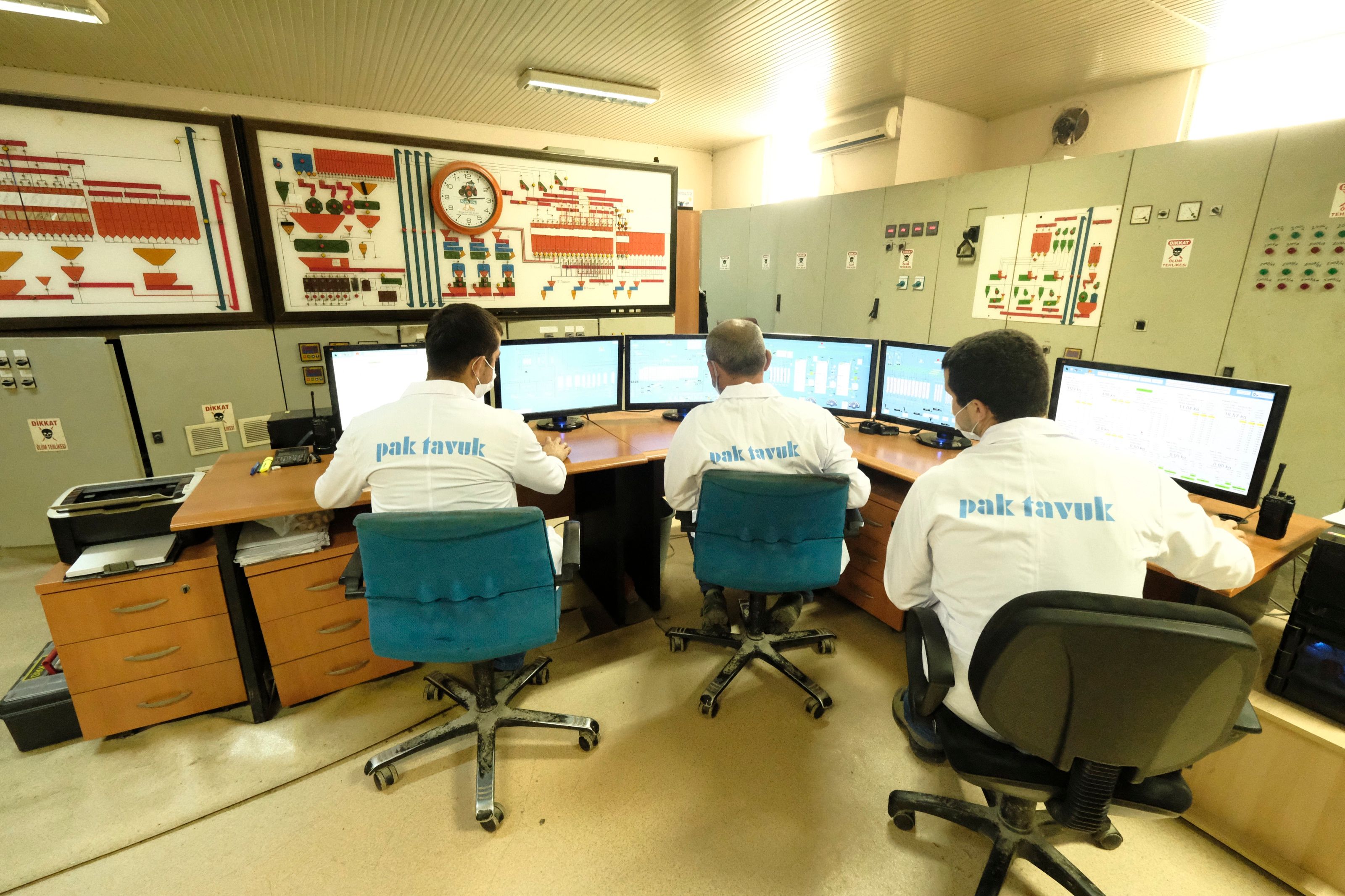 Control room of the Adapazarı Feed Mill